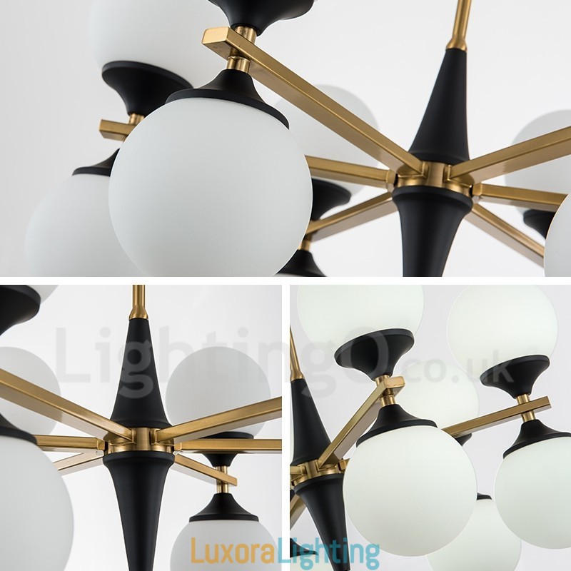 Designer Touch Decorative Nordic 12 Bulb Lighting Chandelier Lights Magic Bean Lamp Creative Lamps
