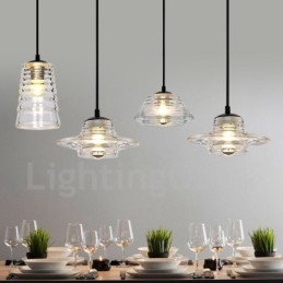 Designer Touch Decorative Single Head Glass Pendant Light Cafe