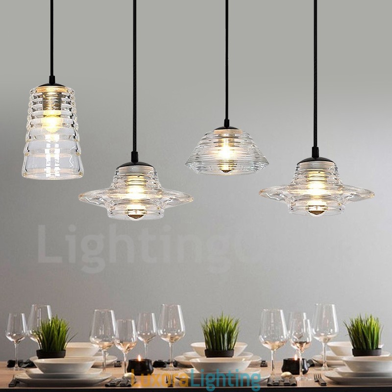 Designer Touch Decorative Single Head Glass Pendant Light Cafe