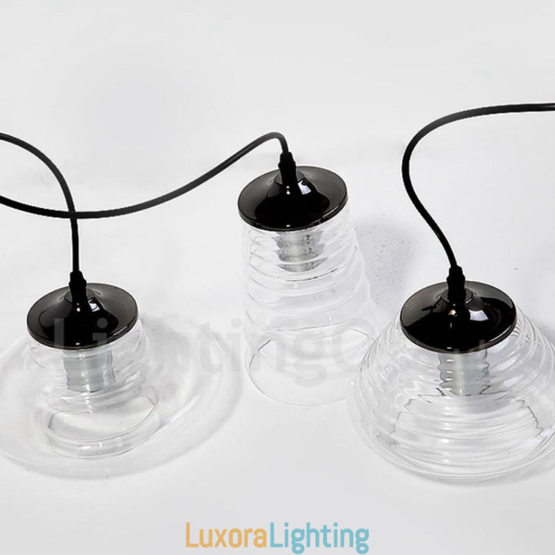 Designer Touch Decorative Single Head Glass Pendant Light Cafe