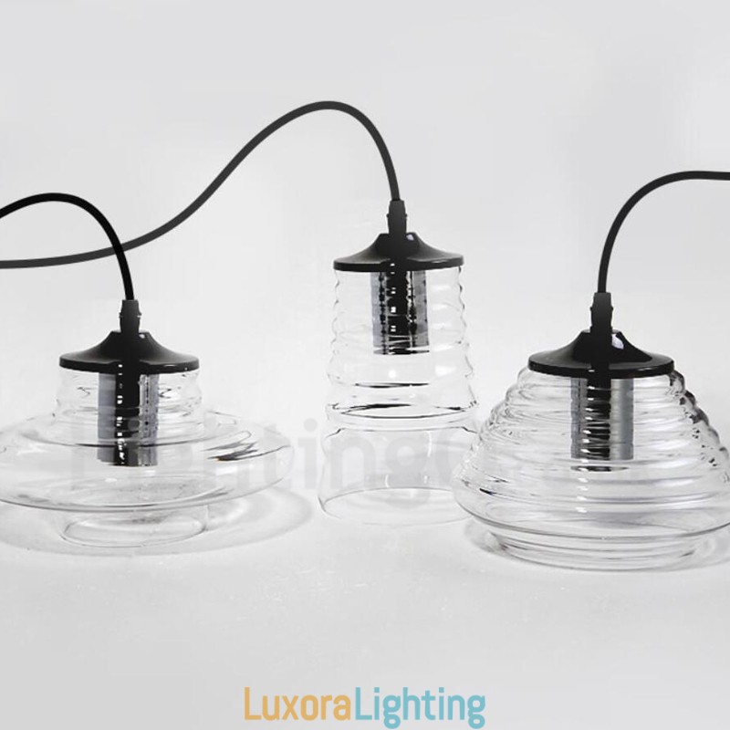 Designer Touch Decorative Single Head Glass Pendant Light Cafe