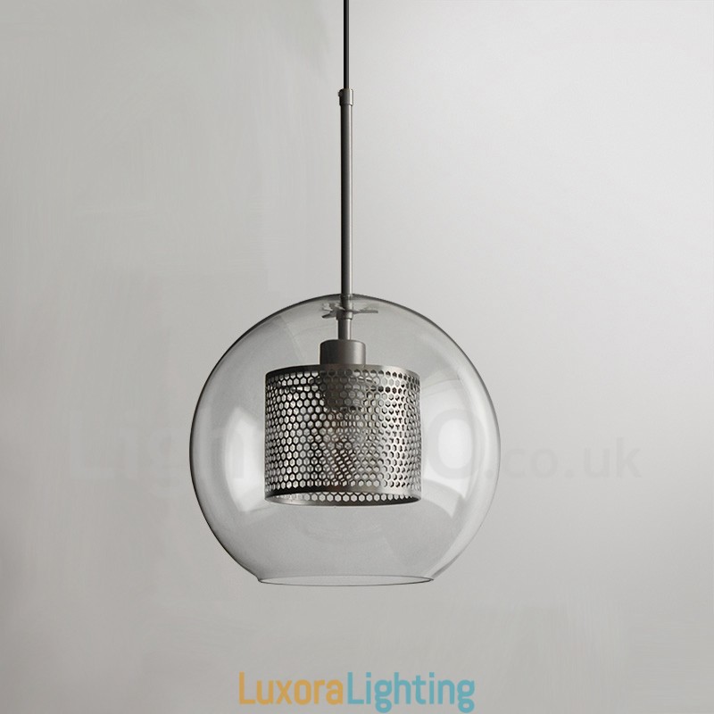 Designer Touch Decorative Modern Minimalist Nordic Style Decoration Cafe Glass Ball Single Head Pendant Light