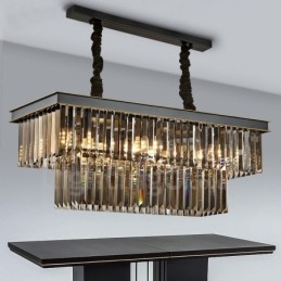 Designer Touch Decorative Retro Crystal Pendant Light Cafe Exibittion Hall