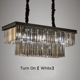 Designer Touch Decorative Retro Crystal Pendant Light Cafe Exibittion Hall