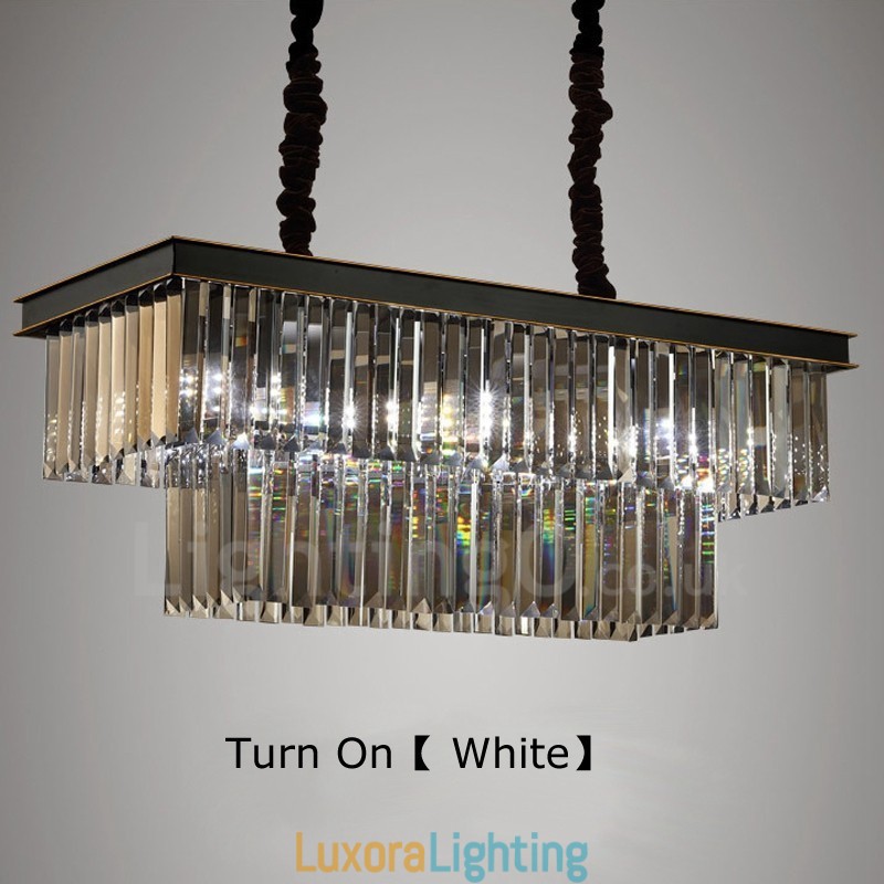 Designer Touch Decorative Retro Crystal Pendant Light Cafe Exibittion Hall