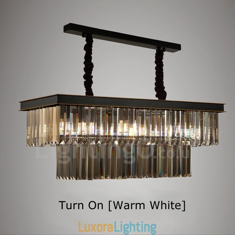 Designer Touch Decorative Retro Crystal Pendant Light Cafe Exibittion Hall