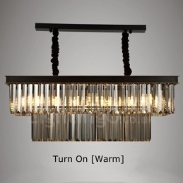 Designer Touch Decorative Retro Crystal Pendant Light Cafe Exibittion Hall