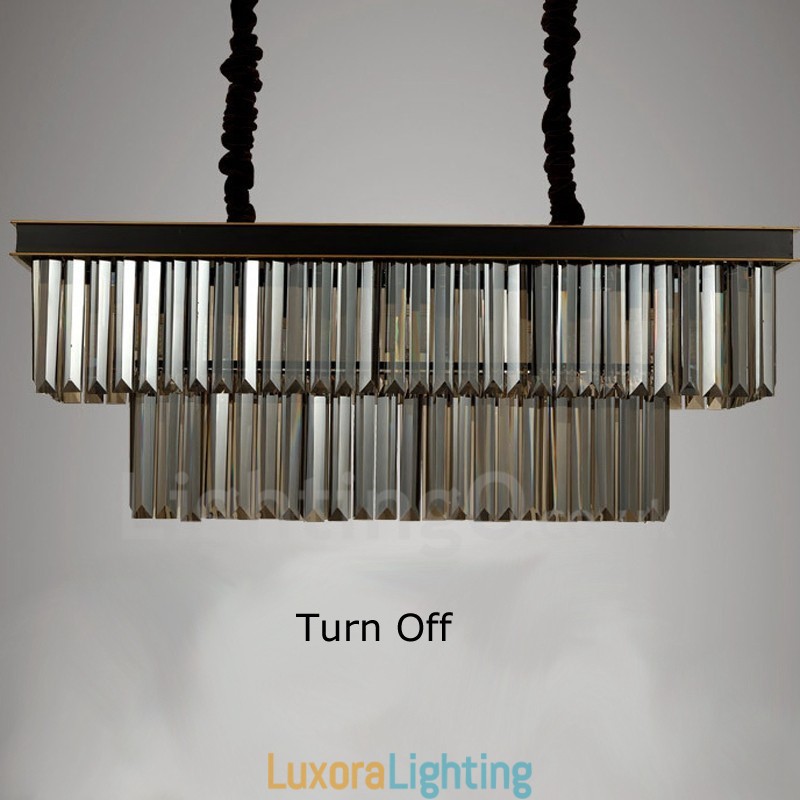 Designer Touch Decorative Retro Crystal Pendant Light Cafe Exibittion Hall