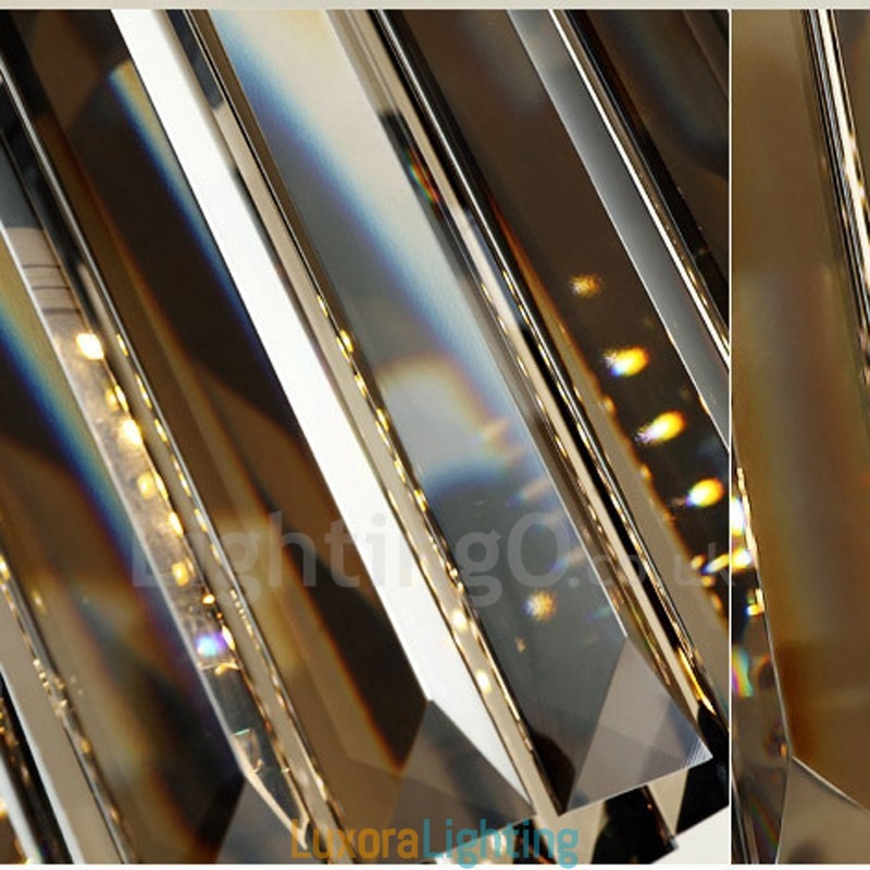 Designer Touch Decorative Retro Crystal Pendant Light Cafe Exibittion Hall