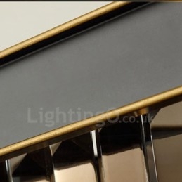 Designer Touch Decorative Retro Crystal Pendant Light Cafe Exibittion Hall