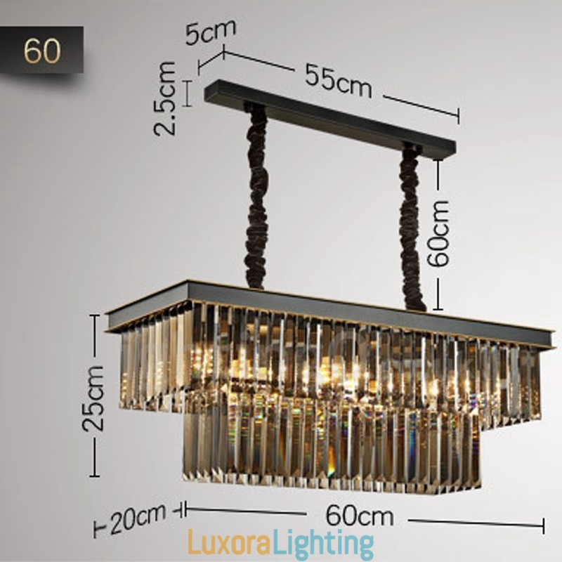 Designer Touch Decorative Retro Crystal Pendant Light Cafe Exibittion Hall