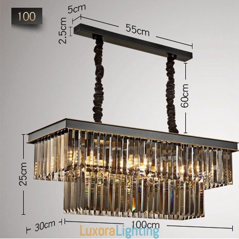 Designer Touch Decorative Retro Crystal Pendant Light Cafe Exibittion Hall