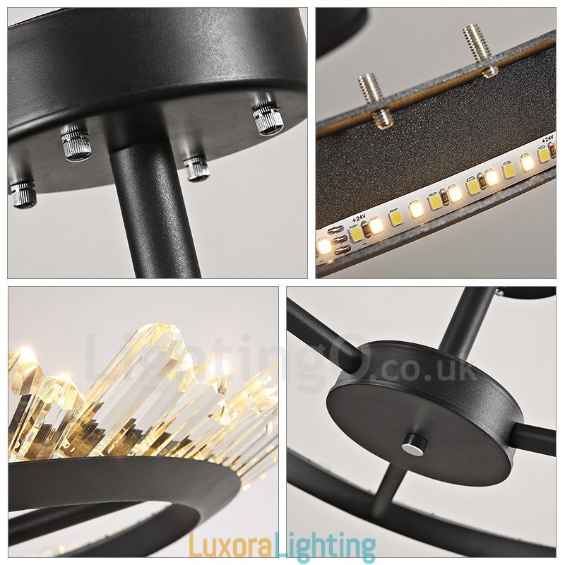 Designer Touch Decorative Modern Contemporary Crystal Ceiling Lights