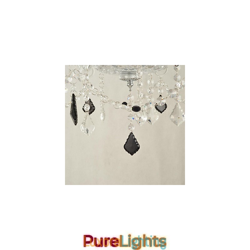 Designer Touch Decorative Chandelier Crystal Luxury Modern 1 Tiers Living 6 Lights