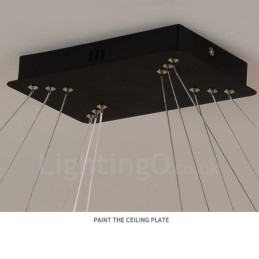 Designer Touch Decorative Nordic Crystal Pendant Light Rectangular Atmosphere Pendant Light Postmodern Lighting