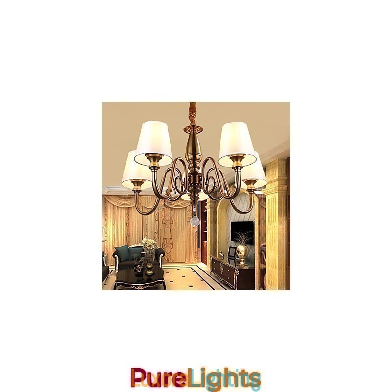 Designer Touch Decorative Chandelier Modern Contemporary Metal