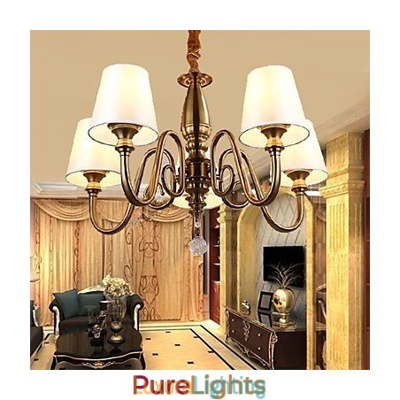 Designer Touch Decorative Chandelier Modern Contemporary Metal