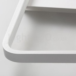 Designer Touch Decorative Modern Minimalist Ultra thin 5cm Aluminum Square Flush Mount Ceiling Lights