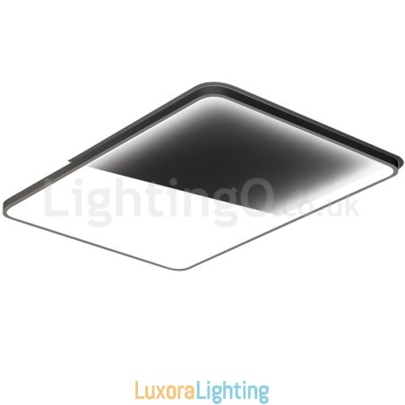Designer Touch Decorative Modern Minimalist Ultra thin 5cm Aluminum Rectangle Flush Mount Ceiling Lights