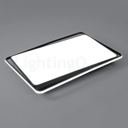 Designer Touch Decorative Modern Fashion Black White Rectangle Flush Mount Ceiling lamp