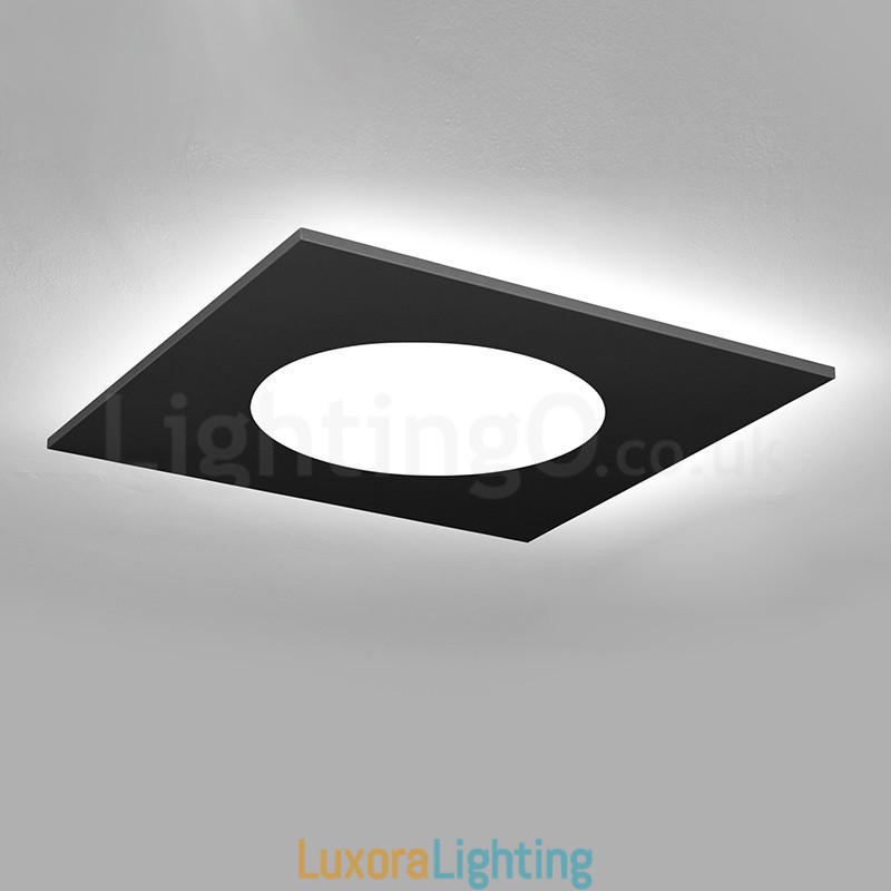 Designer Touch Decorative Modern Stylish Thin Square Flush Mount Ceiling Lamp