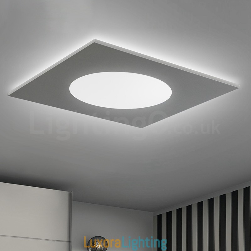 Designer Touch Decorative Modern Stylish Thin Square Flush Mount Ceiling Lamp
