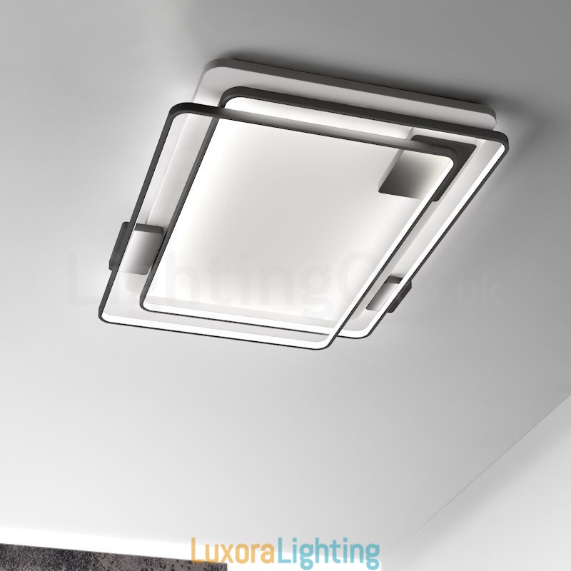 Designer Touch Decorative Modern Exquisite Flush Mount Ceiling Lights with Acrylic Shade Lamp