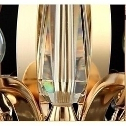 Designer Touch Decorative High Grade Gold Wrought Iron Crystal Chandelier 6 Lights