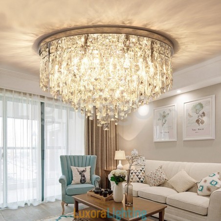 Designer Touch Decorative Modern Flush Mount Ceiling Lights Crystal Lights