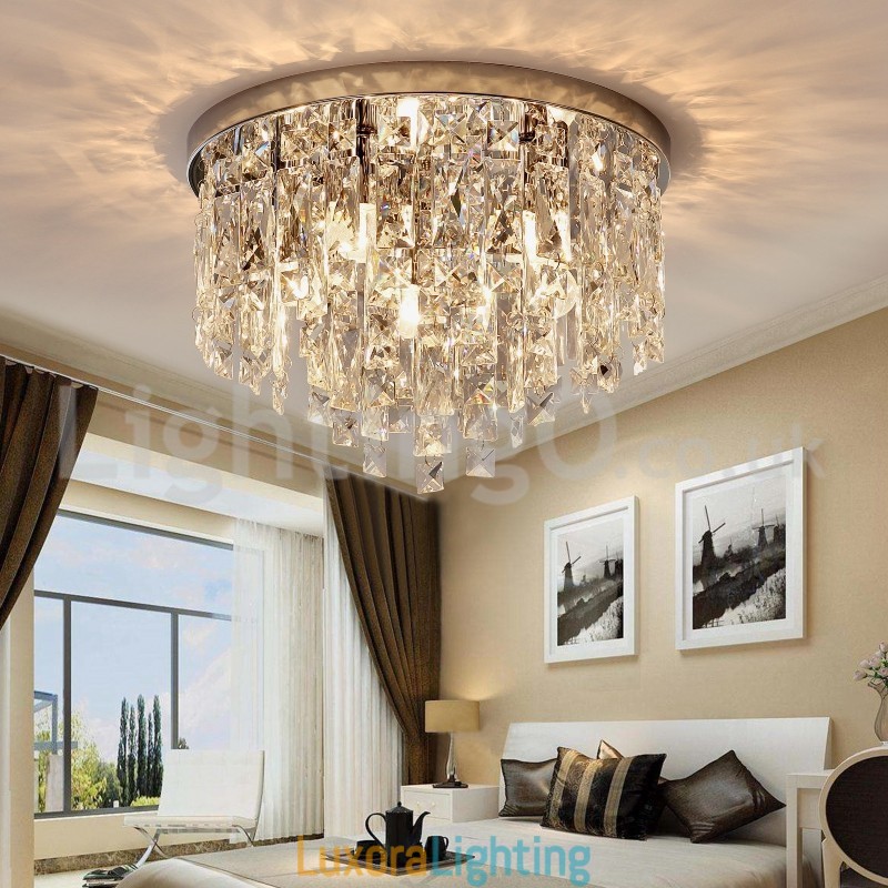 Designer Touch Decorative Modern Flush Mount Ceiling Lights Crystal Lights
