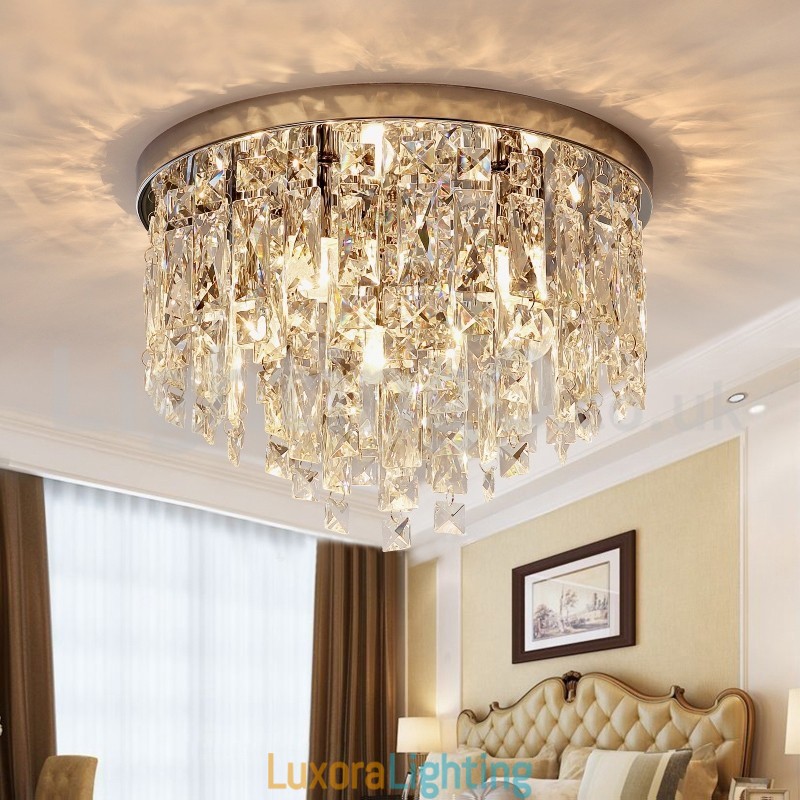 Designer Touch Decorative Modern Flush Mount Ceiling Lights Crystal Lights