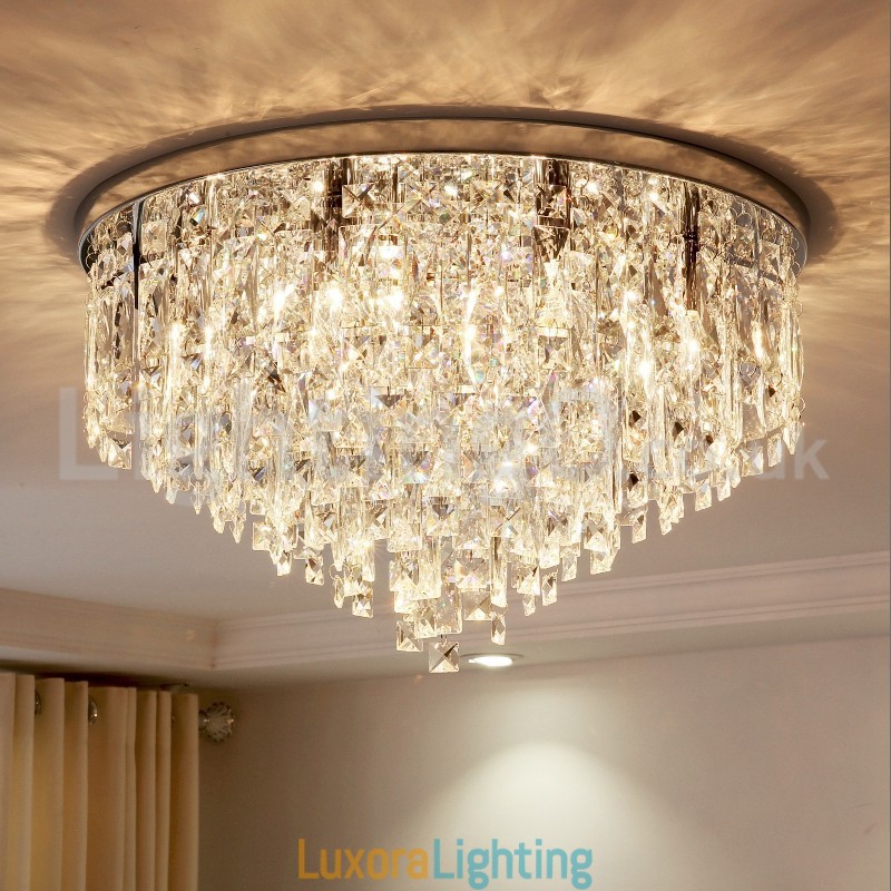 Designer Touch Decorative Modern Flush Mount Ceiling Lights Crystal Lights