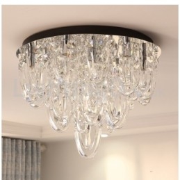 Designer Touch Decorative Luxury Crystal Flush Mount Ceiling Lamp Post Modern Lamp