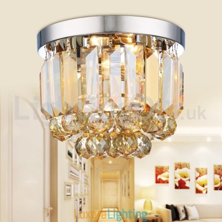 Designer Touch Decorative Modern Crystal Flush Mount Ceiling Lights