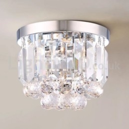 Designer Touch Decorative Modern Crystal Flush Mount Ceiling Lights