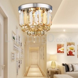Designer Touch Decorative Modern Crystal Flush Mount Ceiling Lights