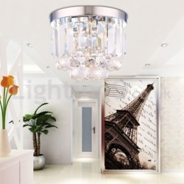 Designer Touch Decorative Modern Crystal Flush Mount Ceiling Lights