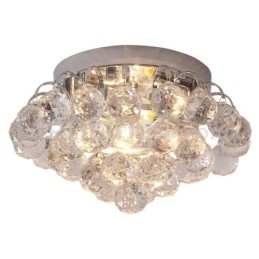 Designer Touch Decorative Contemporary 30CM 55CM Round Crystal Flush Mount Ceiling Lights
