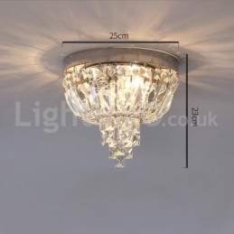 Designer Touch Decorative Contemporary Exquisite Round Flush Mount Crystal Ceiling Lights