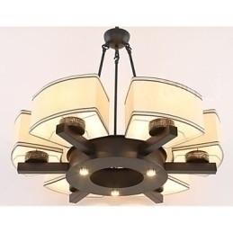 Designer Touch Decorative The Chinese Style Chandelier Iron Copper Imitation Air Lamps