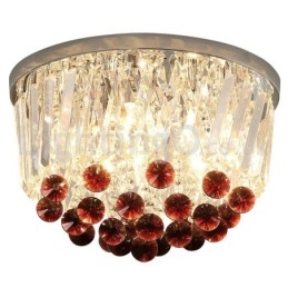 Designer Touch Decorative Contemporary Round Flush Mount Crystal Ceiling Lights
