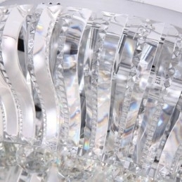 Designer Touch Decorative Contemporary Modern 38CM 57CM Round Flush Mount Crystal Ceiling Lights