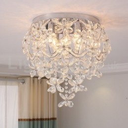 Designer Touch Decorative Modern Fashion 48CM Round Flush Mount Crystal Ceiling Lights