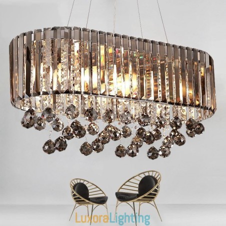 Designer Touch Decorative Affordable Luxury Rectangular Crystal Chandelier