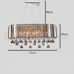 Designer Touch Decorative Affordable Luxury Rectangular Crystal Chandelier