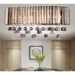 Designer Touch Decorative Affordable Luxury Rectangular Crystal Chandelier