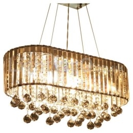 Designer Touch Decorative Affordable Luxury Rectangular Crystal Chandelier