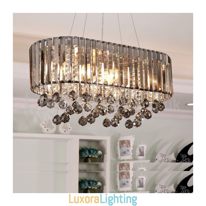 Designer Touch Decorative Affordable Luxury Rectangular Crystal Chandelier