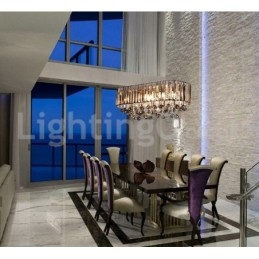 Designer Touch Decorative Affordable Luxury Rectangular Crystal Chandelier