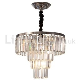 Designer Touch Decorative Elegant Cheap Modern 4 Tier Round Crystal Pendant Light